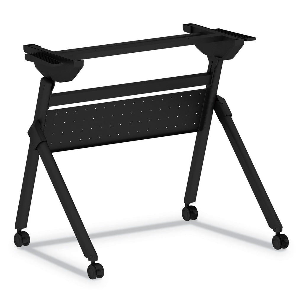 Alera Flip and Nest Table Base, 32.25w x 23.63d x 28.5h, Black