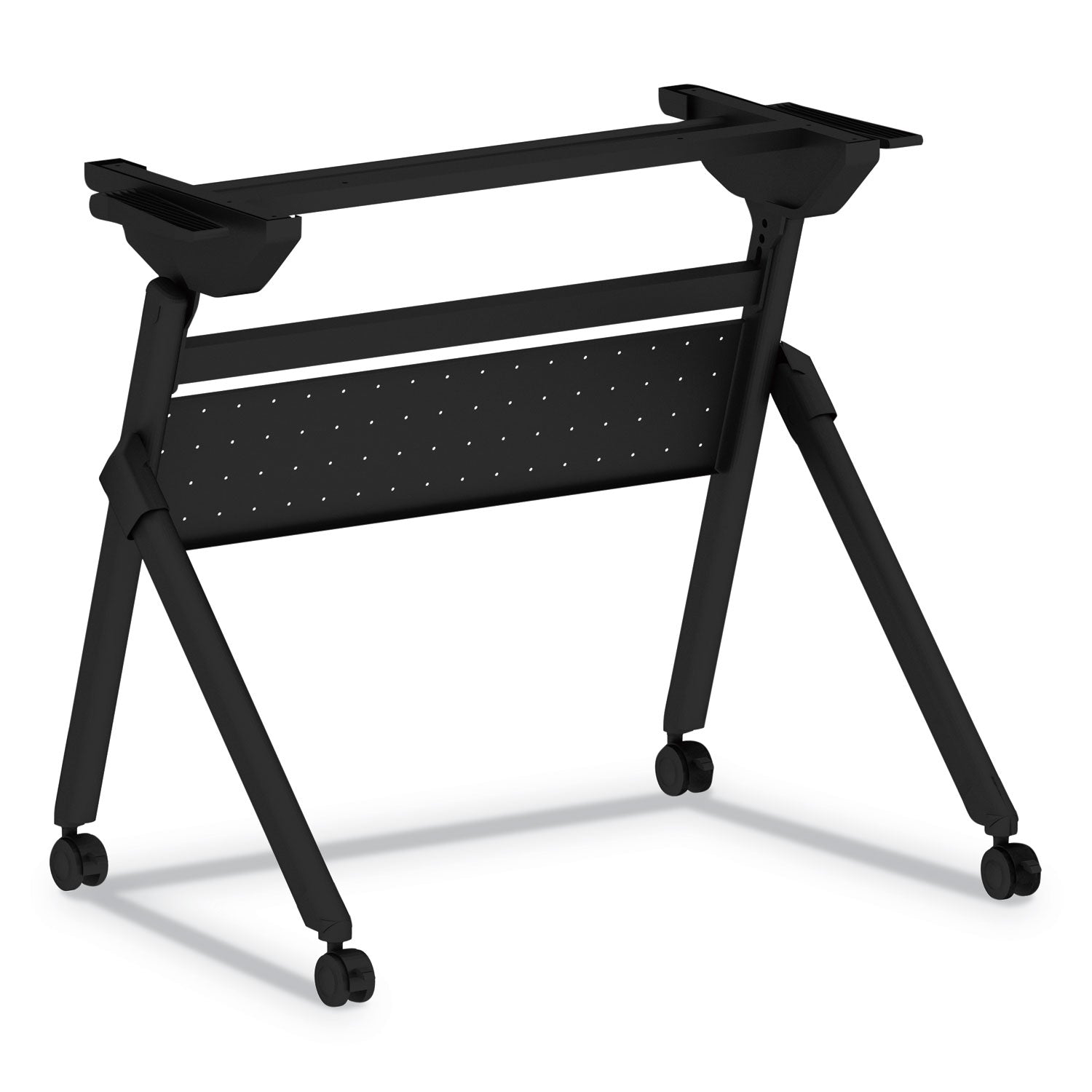 Alera Flip and Nest Table Base, 32.25w x 23.63d x 28.5h, Black
