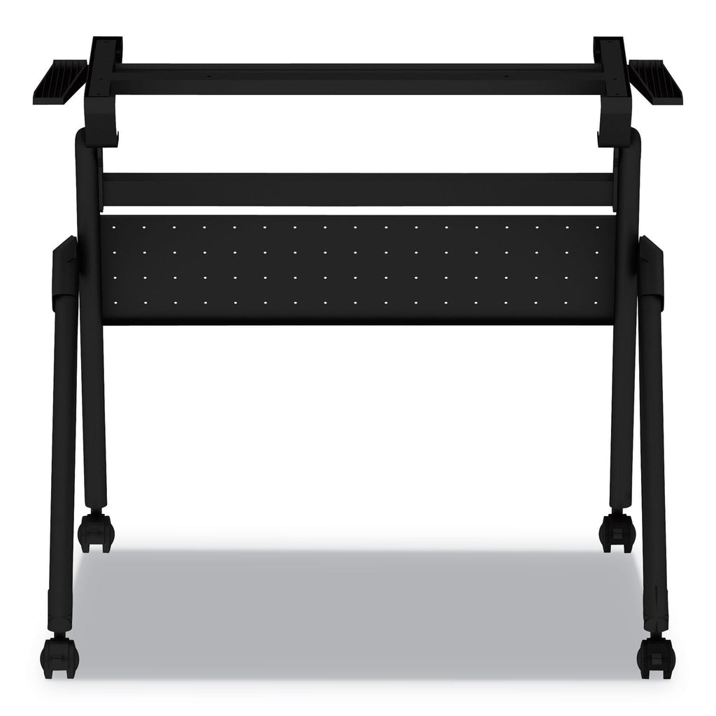 Alera Flip and Nest Table Base, 32.25w x 23.63d x 28.5h, Black
