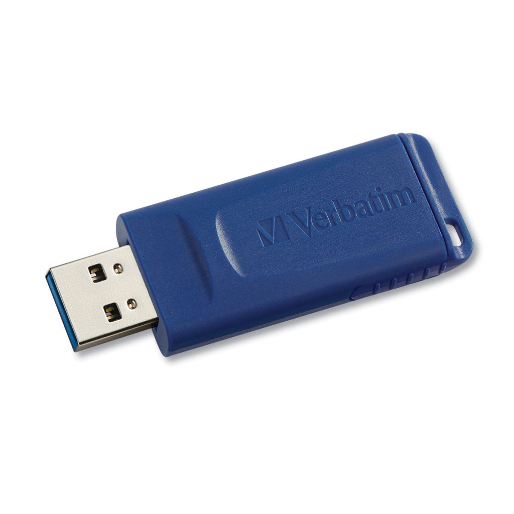Verbatim Classic USB 2.0 Flash Drive, 64 GB, Blue