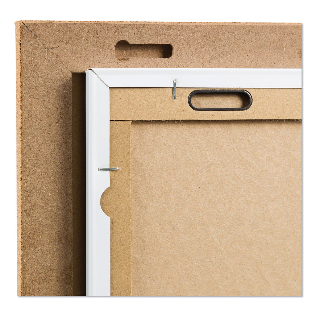 U Brands Tile Board Value Pack, 14 x 14, White/Natural, 2/Set