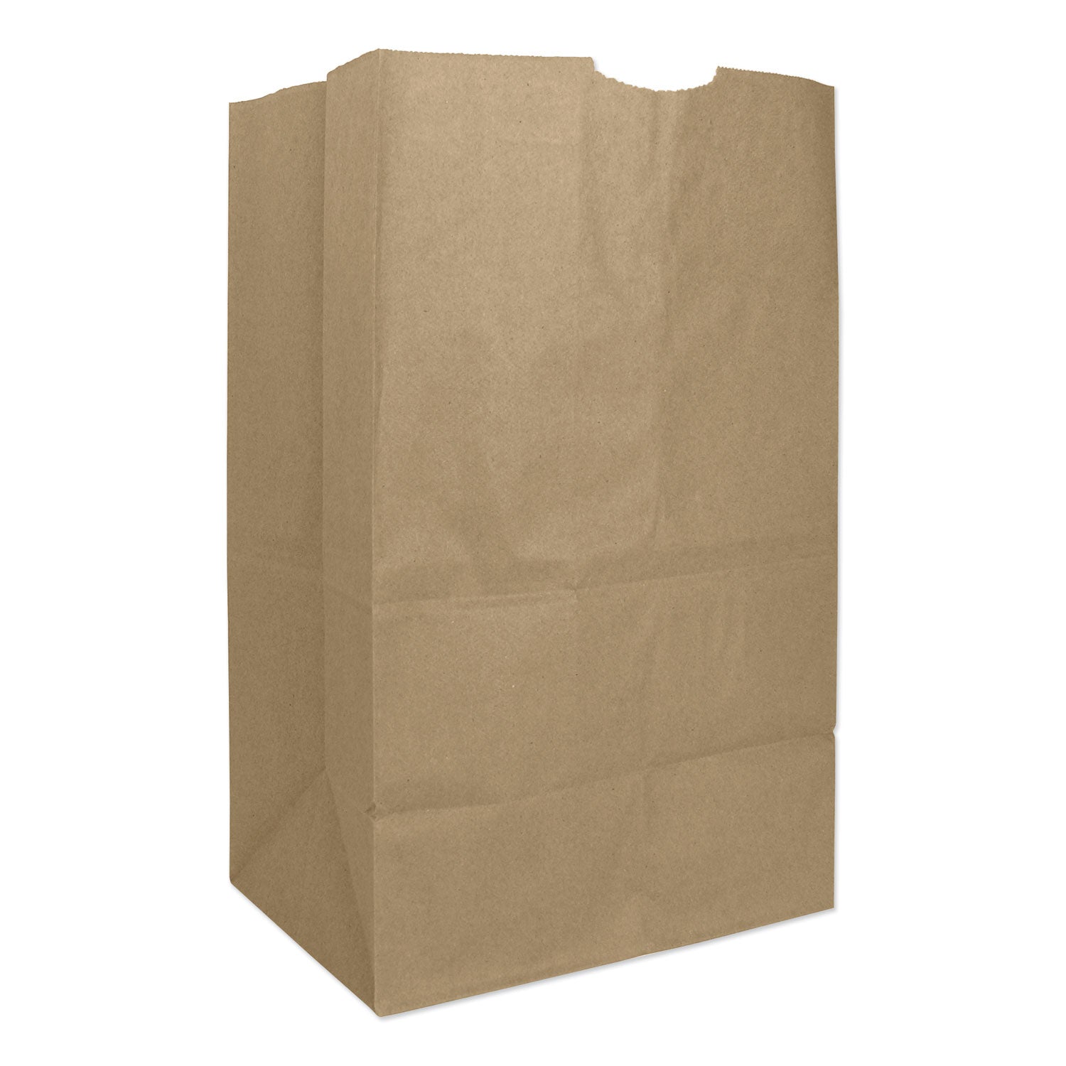 General Grocery Paper Bags, 57 lb Capacity, #20 Squat, 8.25" x 5.94" x 13.38", Kraft, 500 Bags