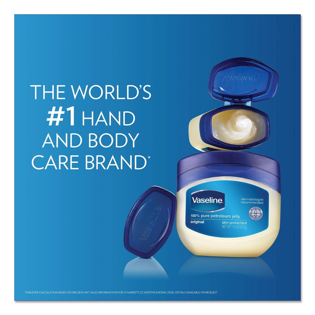 Vaseline Jelly Original, 1.75 oz Jar, 144/Carton