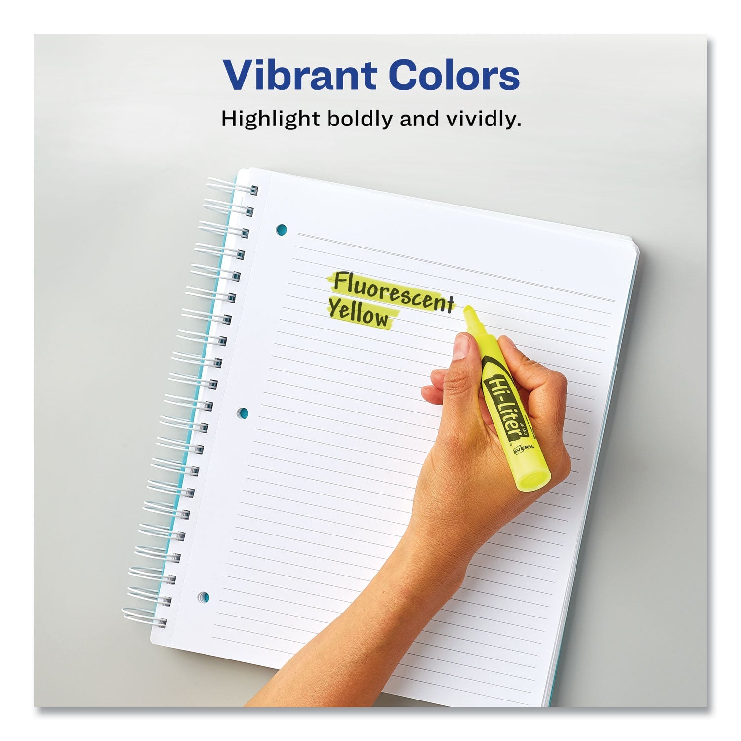 Avery HI-LITER Desk-Style Highlighters, Fluorescent Pink Ink, Chisel Tip, Pink/Black Barrel, Dozen