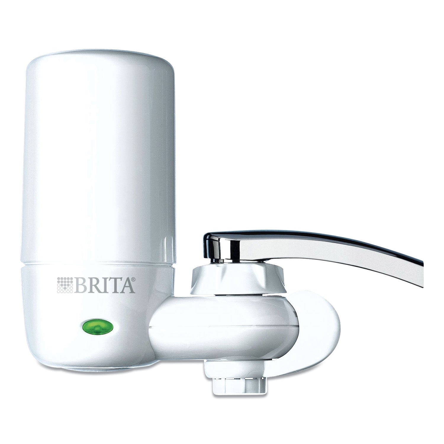 Brita On Tap Faucet Water Filter System, White, 4/Carton