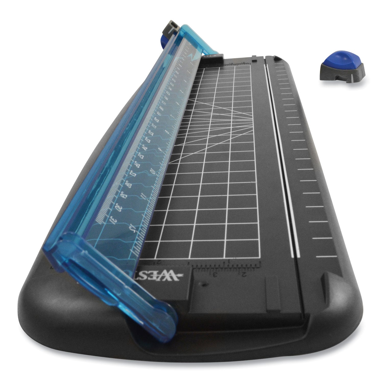 Westcott Multi-Purpose Personal Trimmer, 10 Sheets, 12" Cut Length, Plastic Base, 6.38 x 12