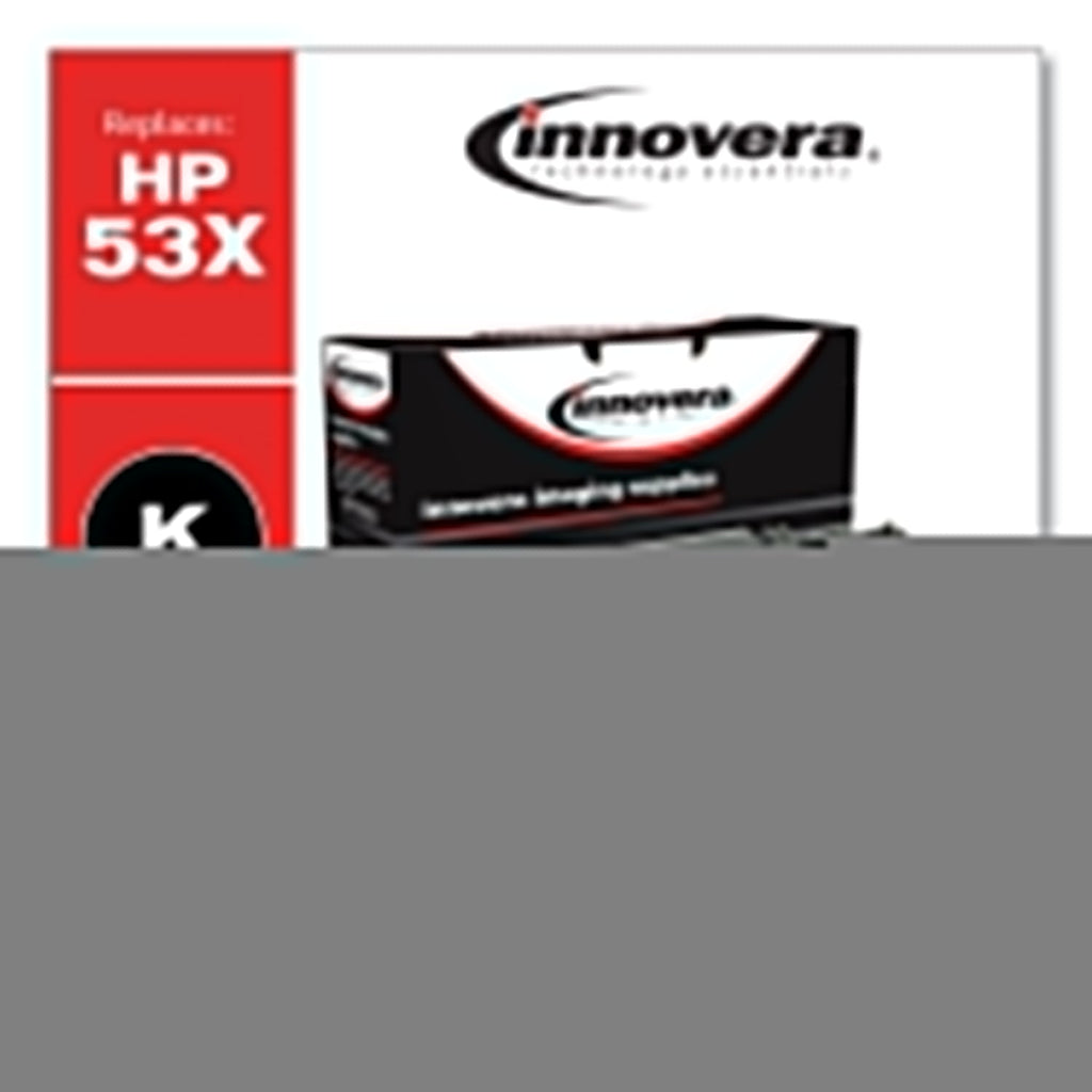 Innovera Remanufactured Black High-Yield Toner, Replacement for 53X (Q7553X), 7,000 Page-Yield