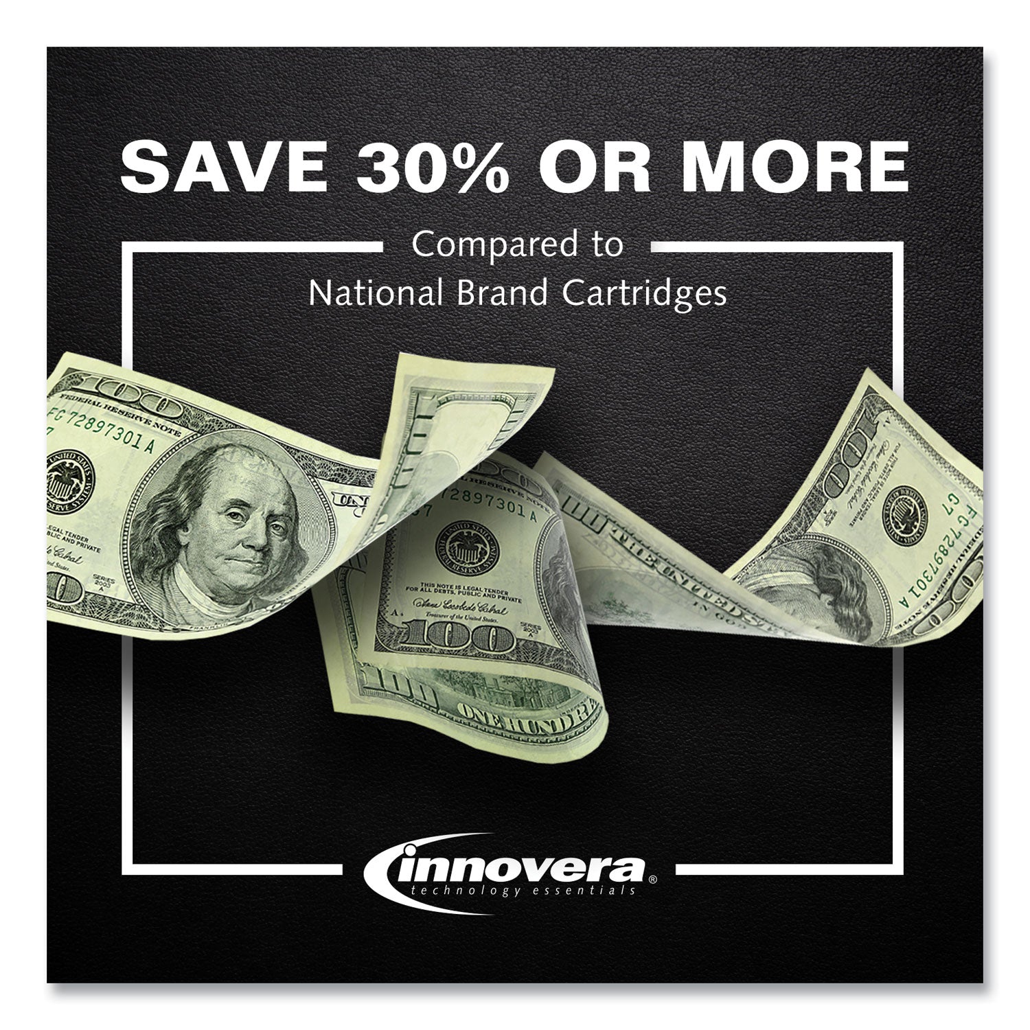 Innovera Remanufactured Black High-Yield Toner, Replacement for 53X (Q7553X), 7,000 Page-Yield