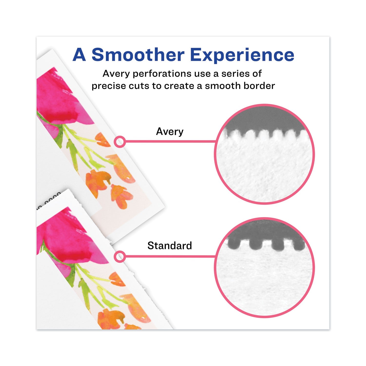 Avery Printable Microperforated Business Cards w/Sure Feed Technology, Inkjet, 2 x 3.5, White,  250 Cards, 10/Sheet, 25 Sheets/Pack