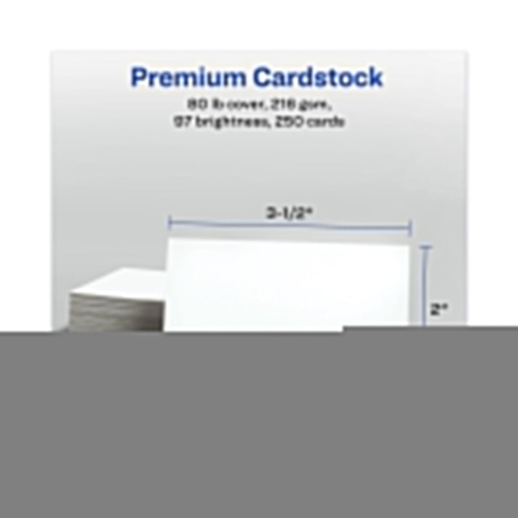 Avery Printable Microperforated Business Cards w/Sure Feed Technology, Inkjet, 2 x 3.5, White,  250 Cards, 10/Sheet, 25 Sheets/Pack