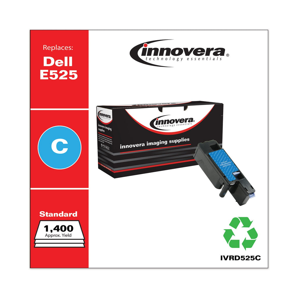 Innovera Remanufactured Cyan Toner, Replacement for 593-BBJU, 1,400 Page-Yield