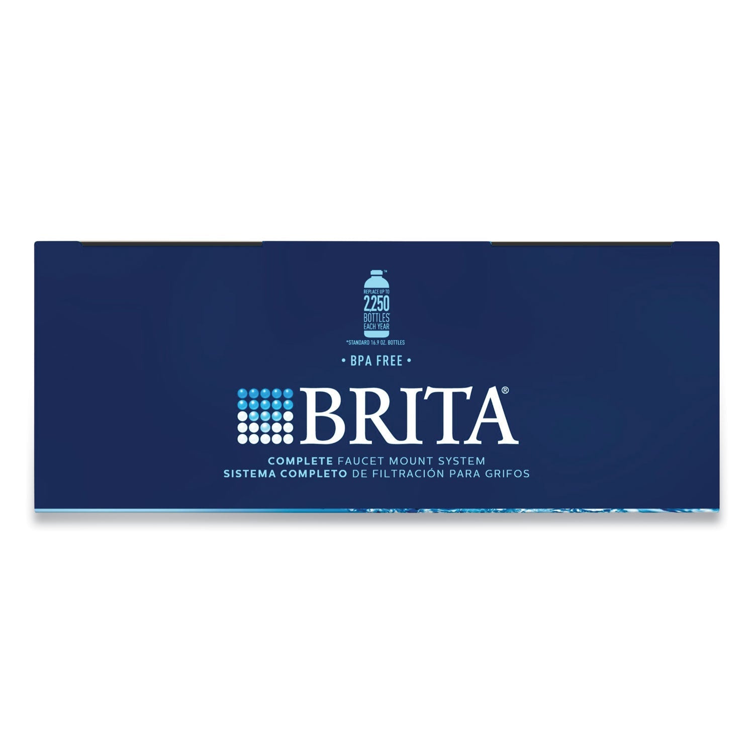 Brita On Tap Faucet Water Filter System, White, 4/Carton