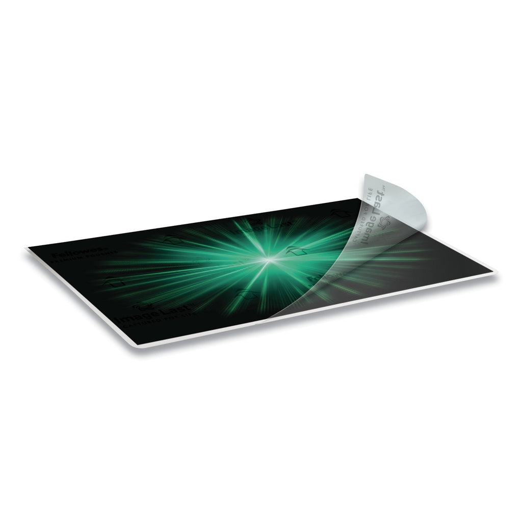 Fellowes ImageLast Laminating Pouches with UV Protection, 3 mil, 9" x 11.5", Clear, 150/Pack
