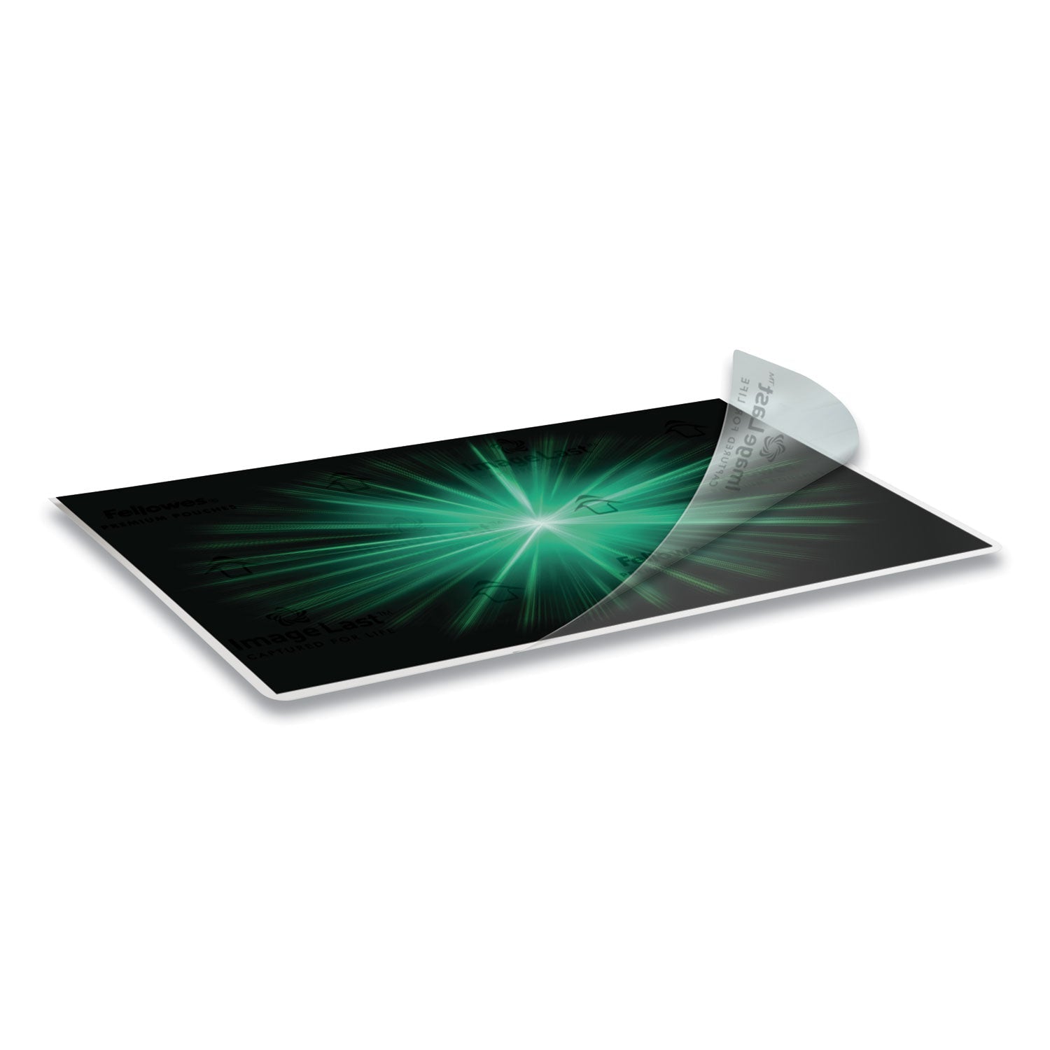 Fellowes ImageLast Laminating Pouches with UV Protection, 3 mil, 9" x 11.5", Clear, 150/Pack