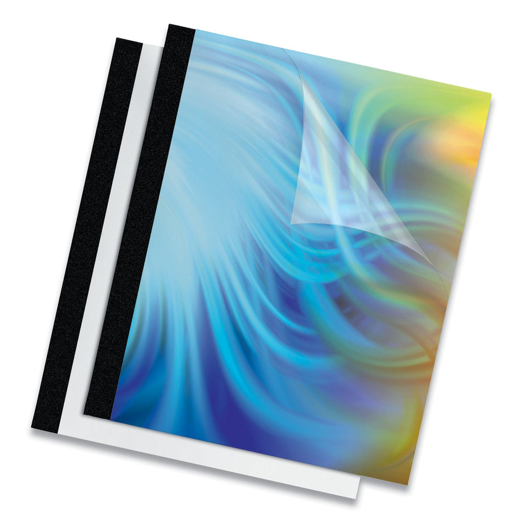 Fellowes Thermal Binding System Presentation Covers, Clear, 31 to 60 Sheet Capacity, 11 x 8.5, Unpunched, 10/Pack