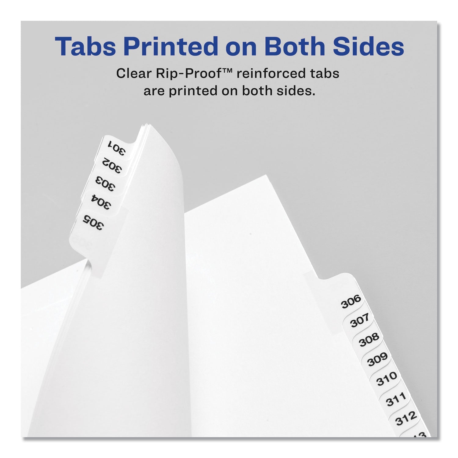 Avery Preprinted Legal Exhibit Side Tab Index Dividers, Avery Style, 26-Tab, C, 11 x 8.5, White, 25/Pack, (1403)