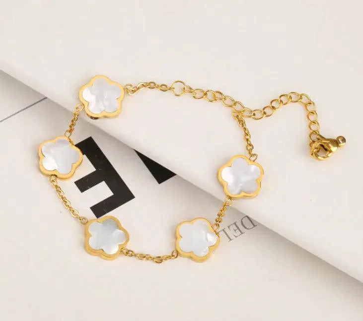 Flora Petal Stainless Jewelry Set