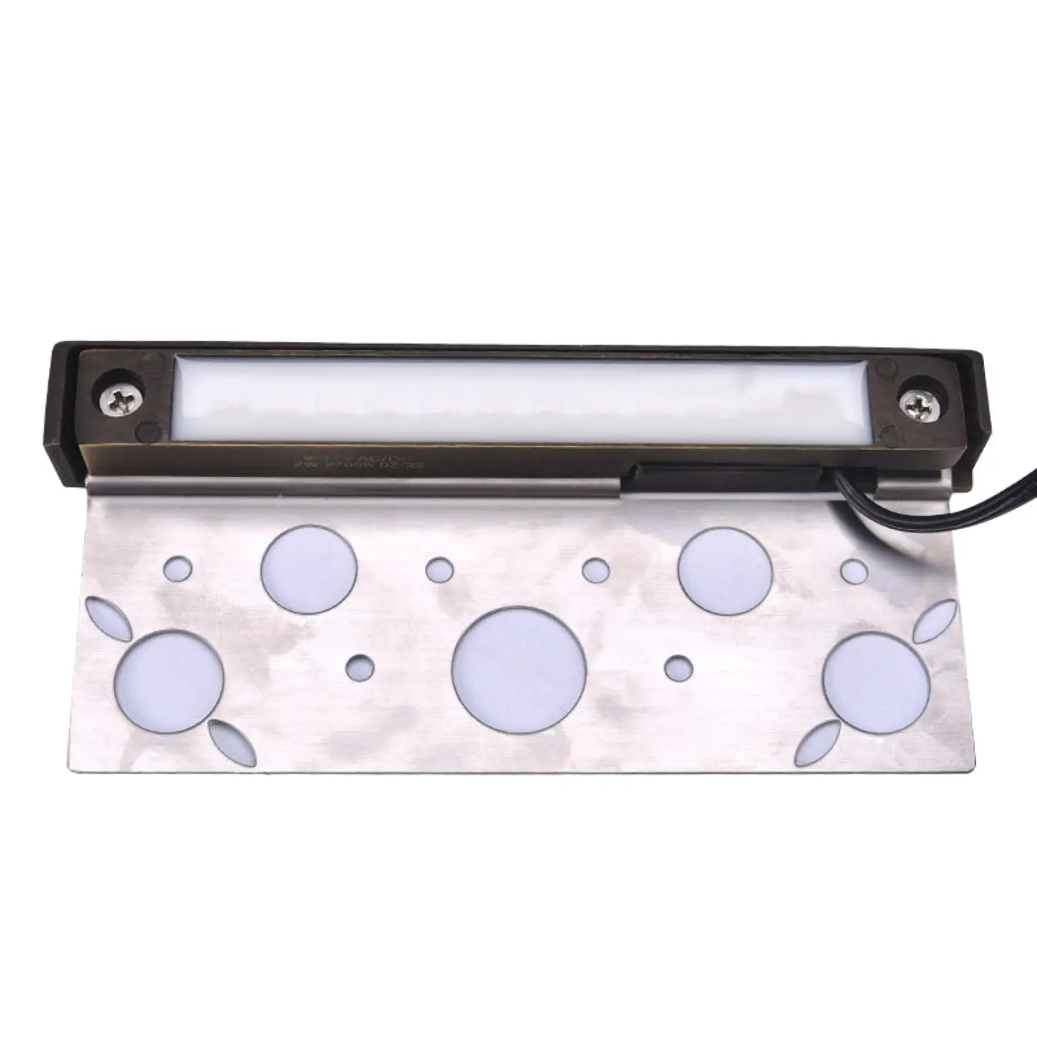 7" 3W Landscape Lights Outdoor RGB CCT Tunable Brass Hardscape Paver Fixture