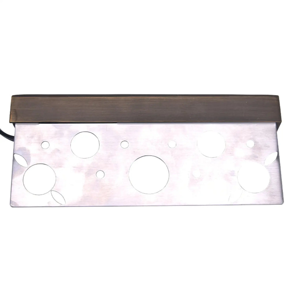 7" 3W Landscape Lights Outdoor RGB CCT Tunable Brass Hardscape Paver Fixture