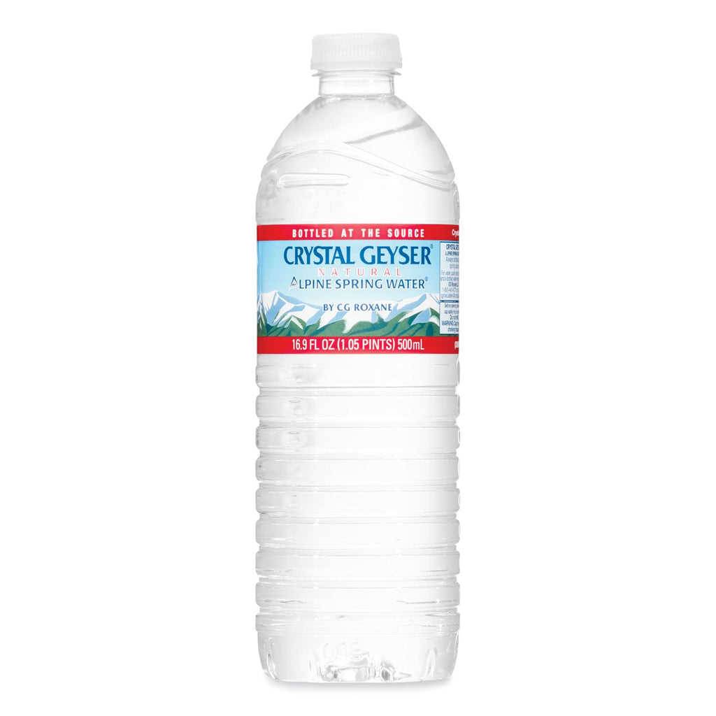 Crystal Geyser Alpine Spring Water, 16.9 oz Bottle, 35/Case, 54 Cases/Pallet