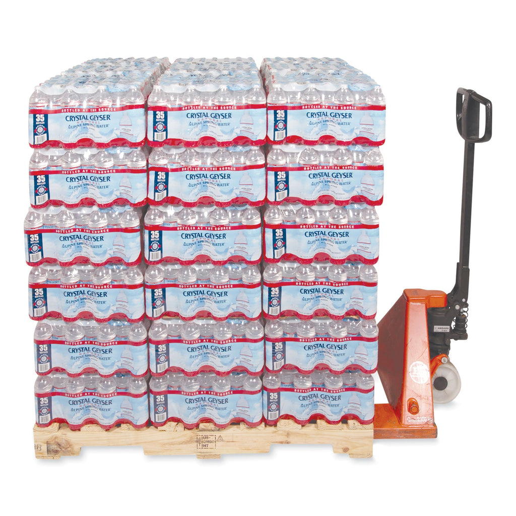 Crystal Geyser Alpine Spring Water, 16.9 oz Bottle, 35/Case, 54 Cases/Pallet
