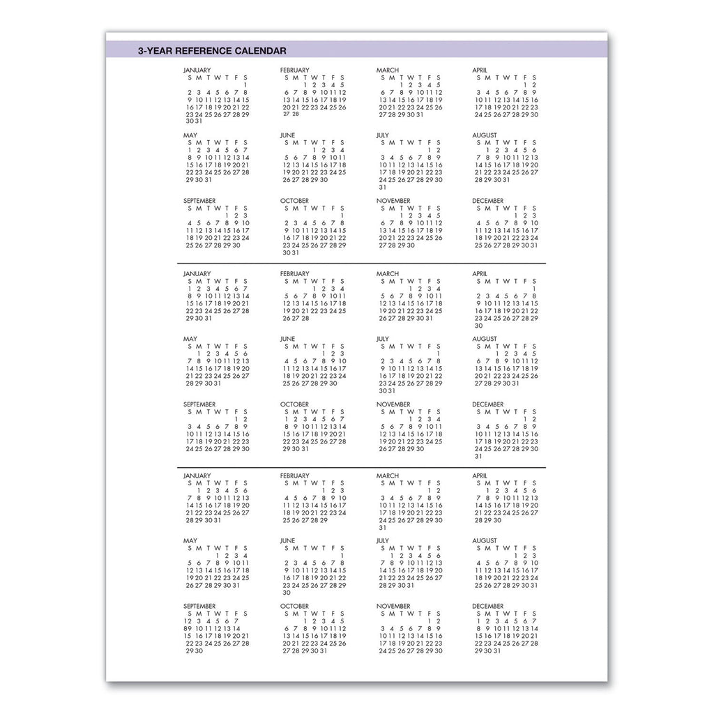 House of Doolittle Recycled Wild Flower Weekly/Monthly Planner, Wild Flowers Artwork, 9 x 7, Gray/White/Purple Cover, 12-Month (Jan-Dec): 2023