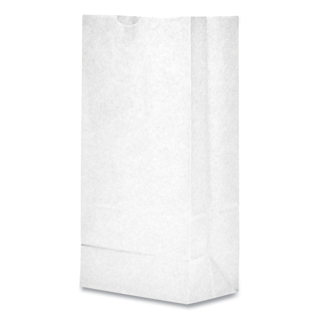 General Grocery Paper Bags, 35 lb Capacity, #8, 6.13" x 4.17" x 12.44", White, 500 Bags