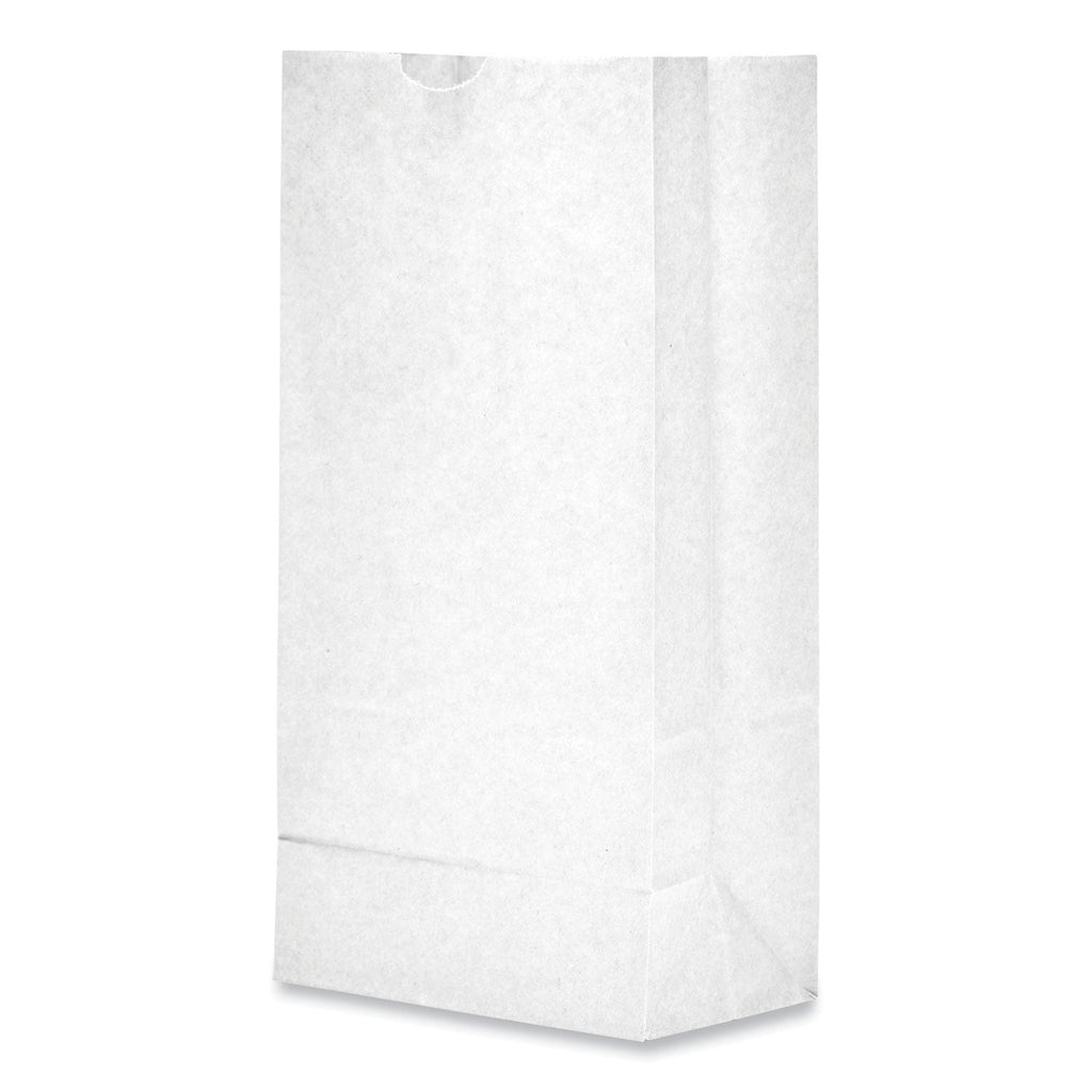 General Grocery Paper Bags, 35 lb Capacity, #8, 6.13" x 4.17" x 12.44", White, 500 Bags