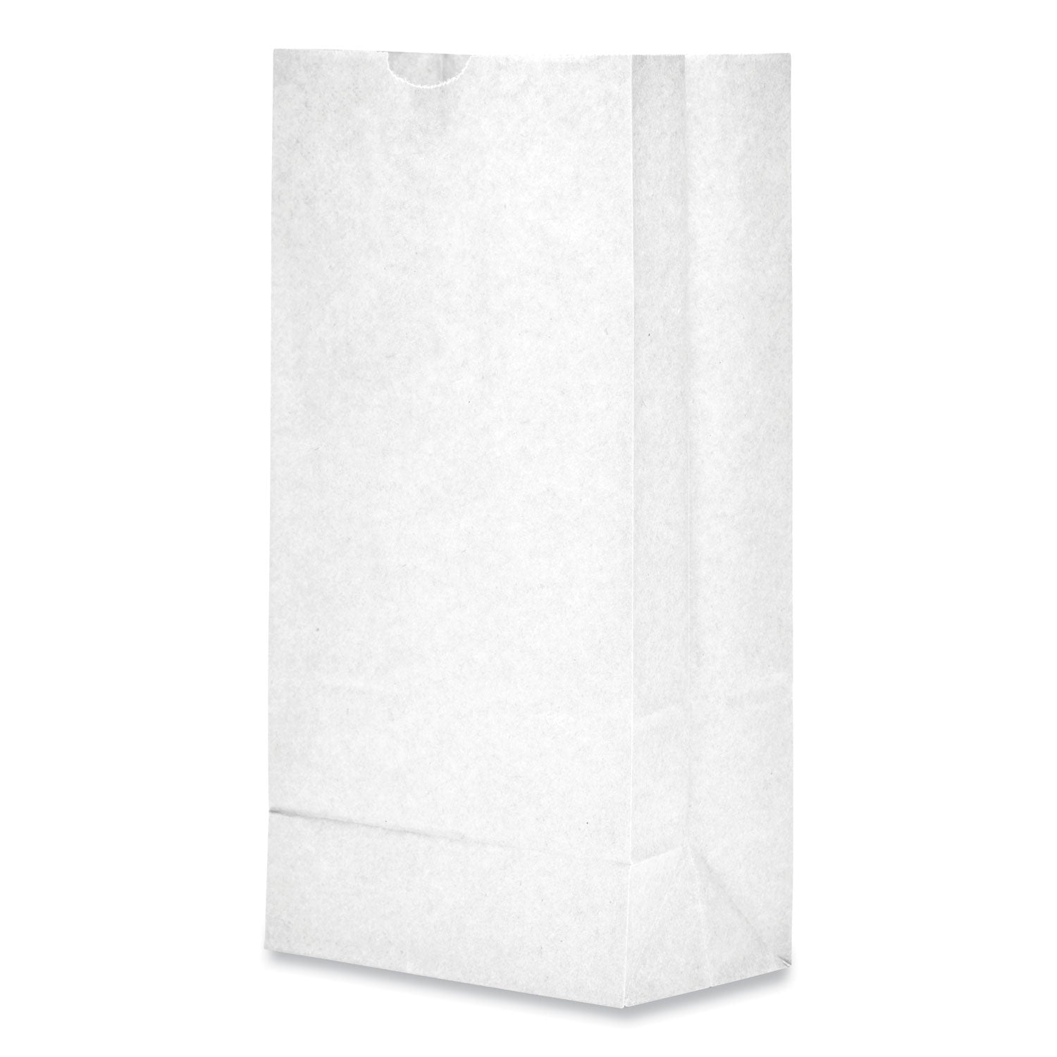 General Grocery Paper Bags, 35 lb Capacity, #8, 6.13" x 4.17" x 12.44", White, 500 Bags