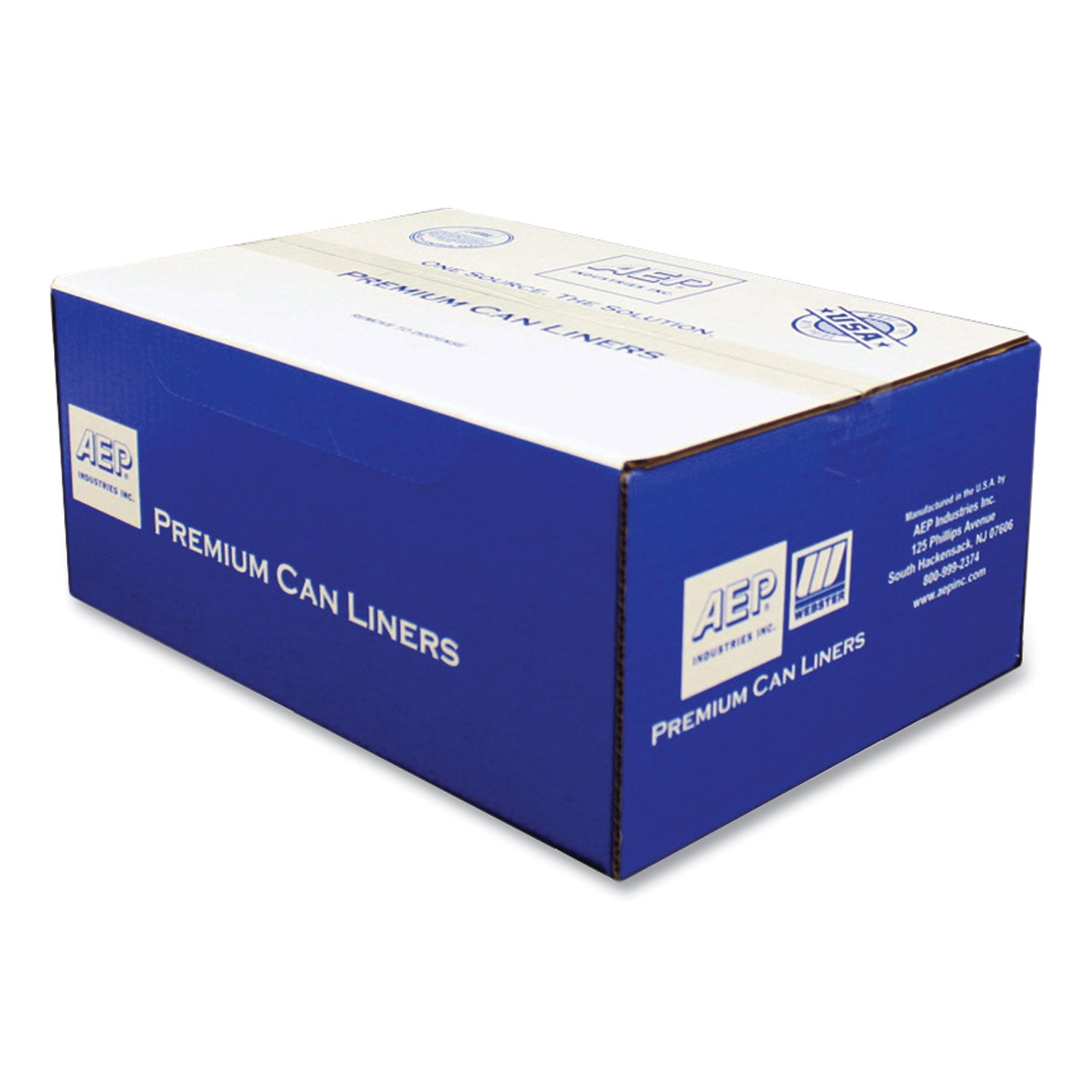 Platinum Plus Can Liners, 60 gal, 1.55 mil, 39" x 56", Gray, 50/Carton