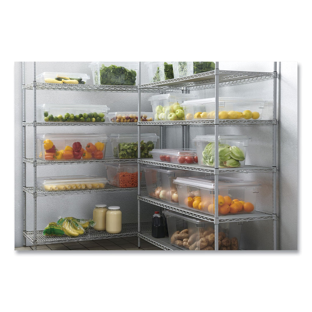 Rubbermaid Food/Tote Boxes, 12.5 gal, 26 x 18 x 9, Clear, Plastic