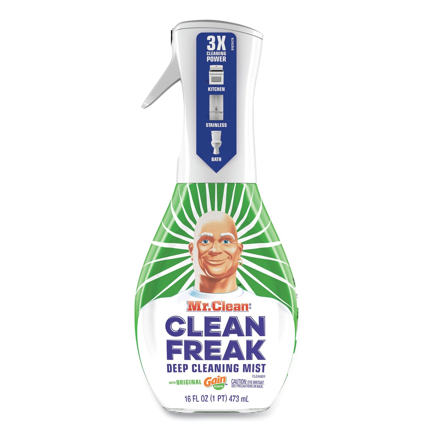 Mr. Clean Clean Freak Deep Cleaning Mist Multi-Surface Spray, Gain Original, 16 oz Spray Bottle, 6/Carton