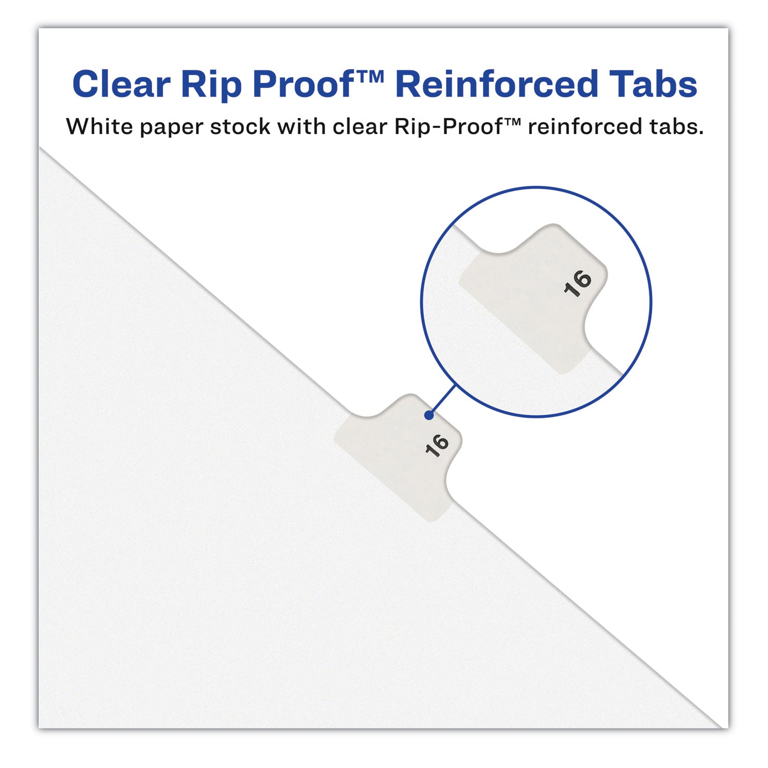 Avery Preprinted Legal Exhibit Side Tab Index Dividers, Avery Style, 10-Tab, 52, 11 x 8.5, White, 25/Pack, (1052)