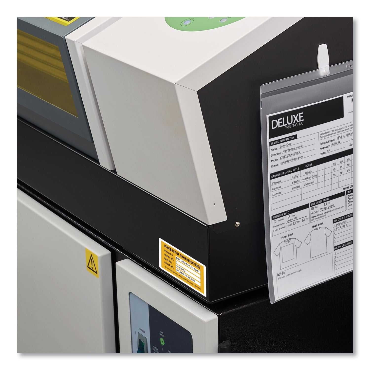 Avery PermaTrack Destructible Asset Tag Labels, Laser Printers, 2 x 3.75, White, 8/Sheet, 8 Sheets/Pack
