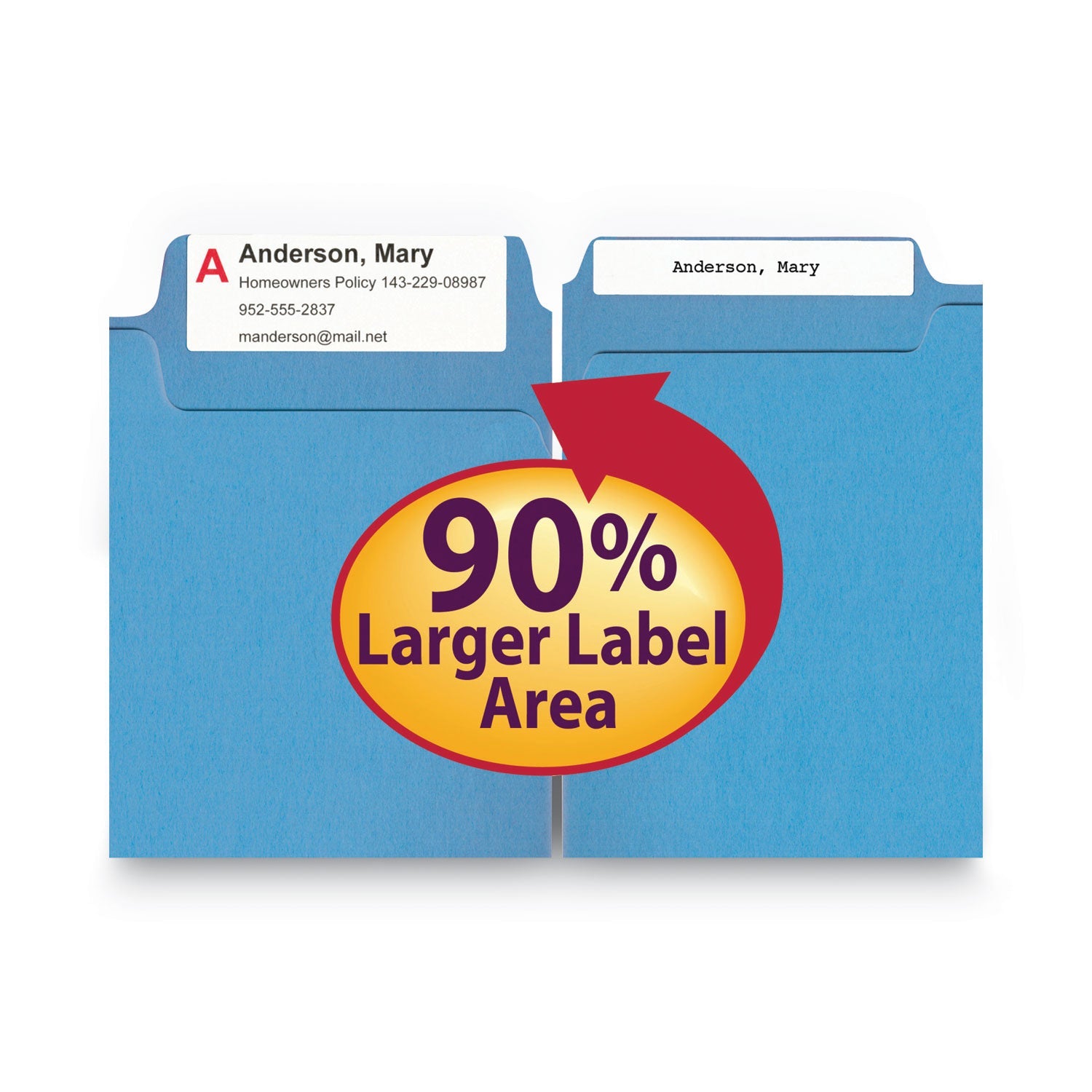 Smead SuperTab Colored File Folders, 1/3-Cut Tabs: Assorted, Legal Size, 0.75" Expansion, 14-pt Stock, Assorted Colors, 50/Box