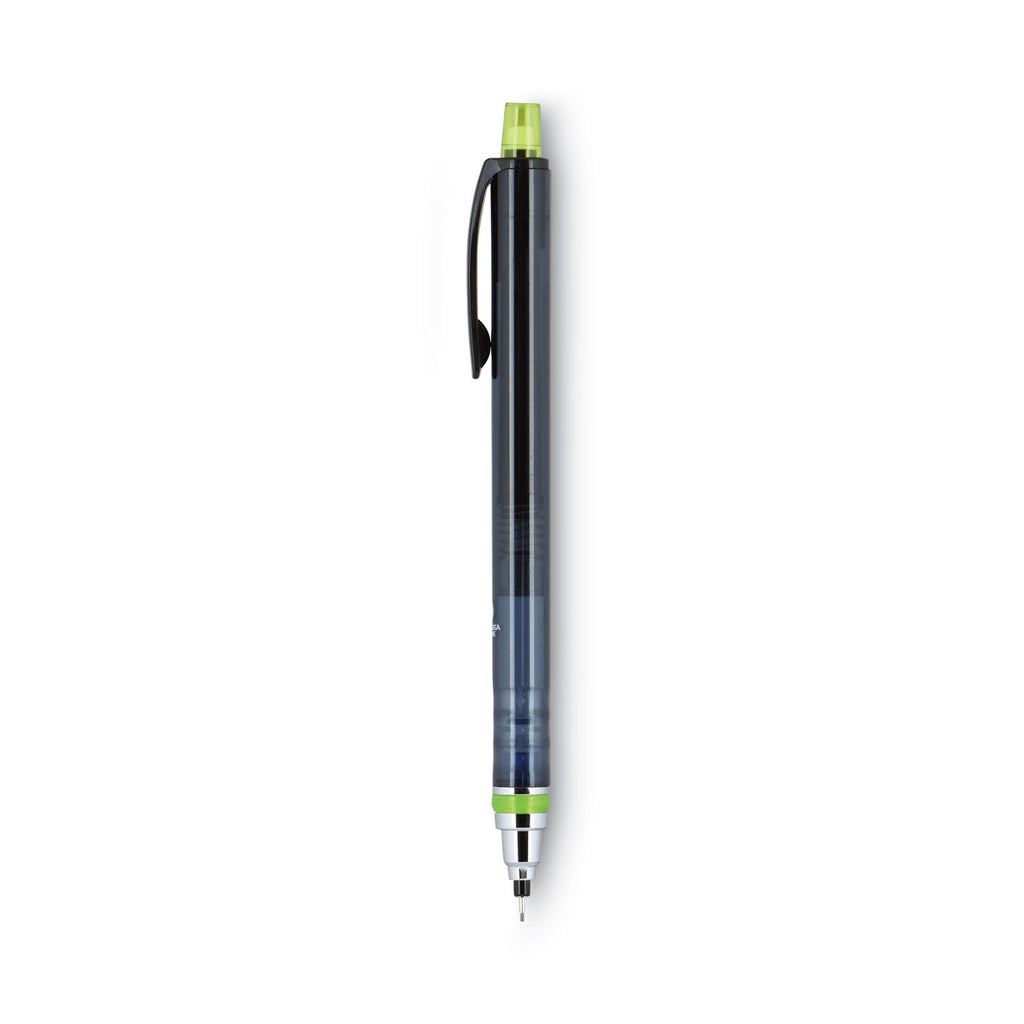 uniball KuruToga Mechanical Pencil, 0.7 mm, HB (#2), Black Lead, Black/Green Barrel