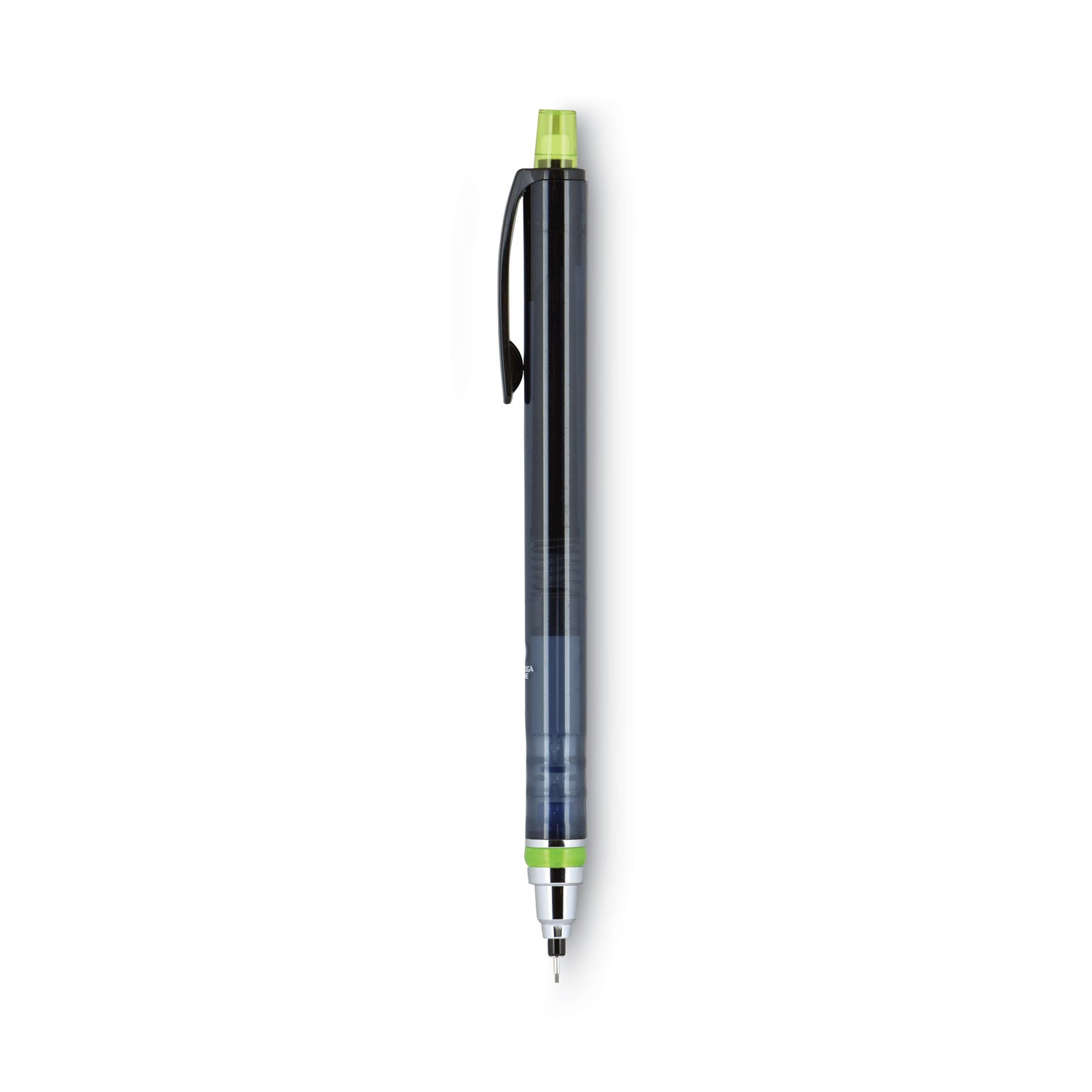 uniball KuruToga Mechanical Pencil, 0.7 mm, HB (#2), Black Lead, Black/Green Barrel