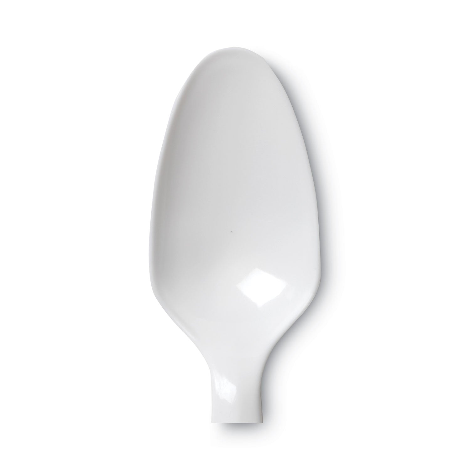 Dixie Plastic Cutlery, Mediumweight Teaspoons, White, 1,000/Carton