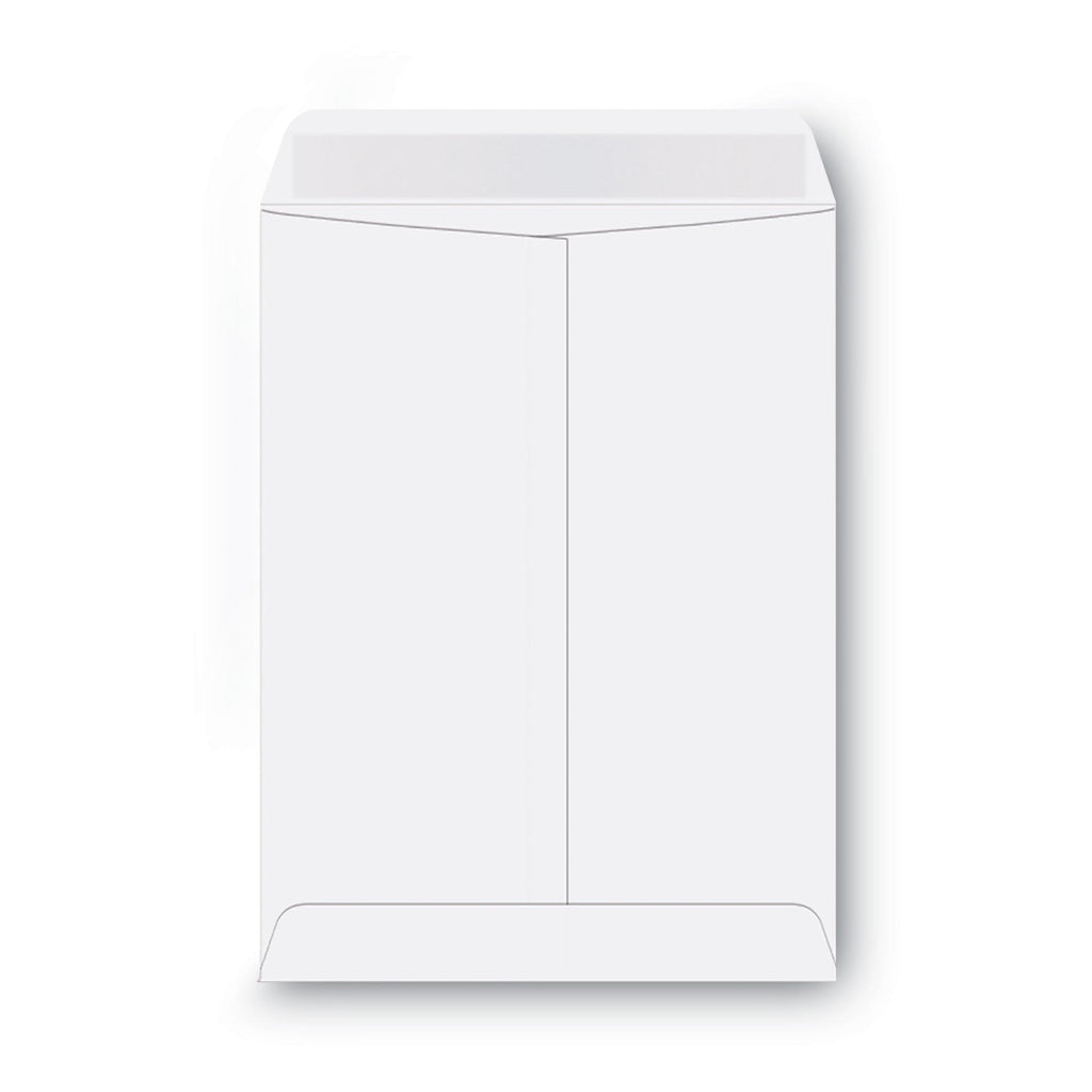 Universal Catalog Envelope, 28 lb Bond Weight Paper, #10 1/2, Square Flap, Gummed Closure, 9 x 12, White, 100/Box