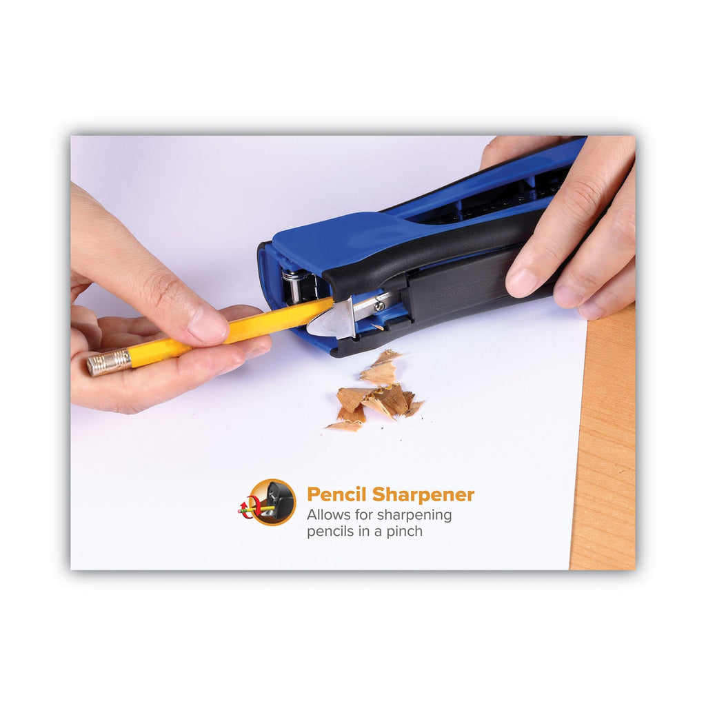 Bostitch Dynamo Stapler, 20-Sheet Capacity, Blue