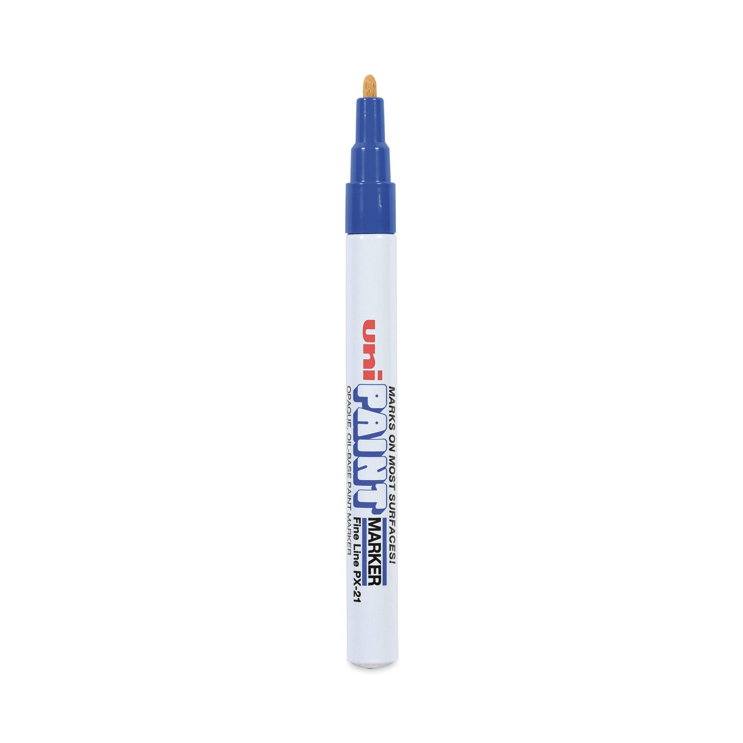 uni Permanent Marker, Fine Bullet Tip, Blue