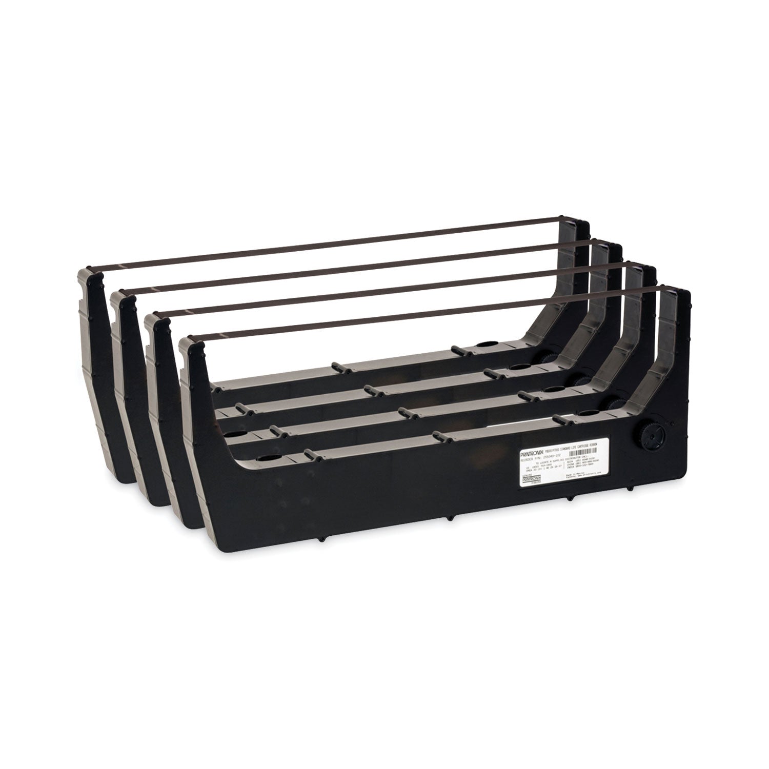 TallyGenicom 255661402 Ribbon, Black, 4/Pack