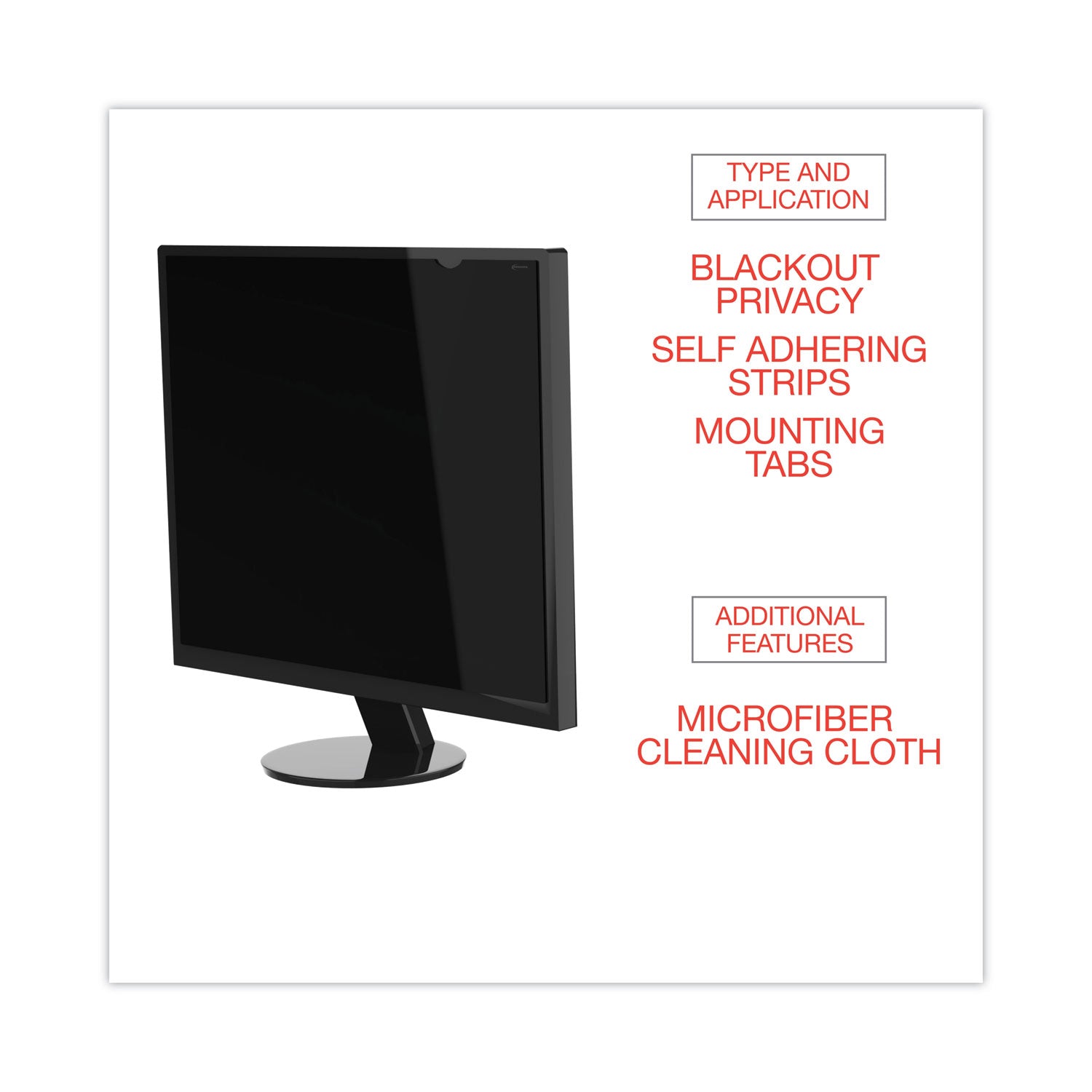 Innovera Blackout Privacy Filter for 17" LCD