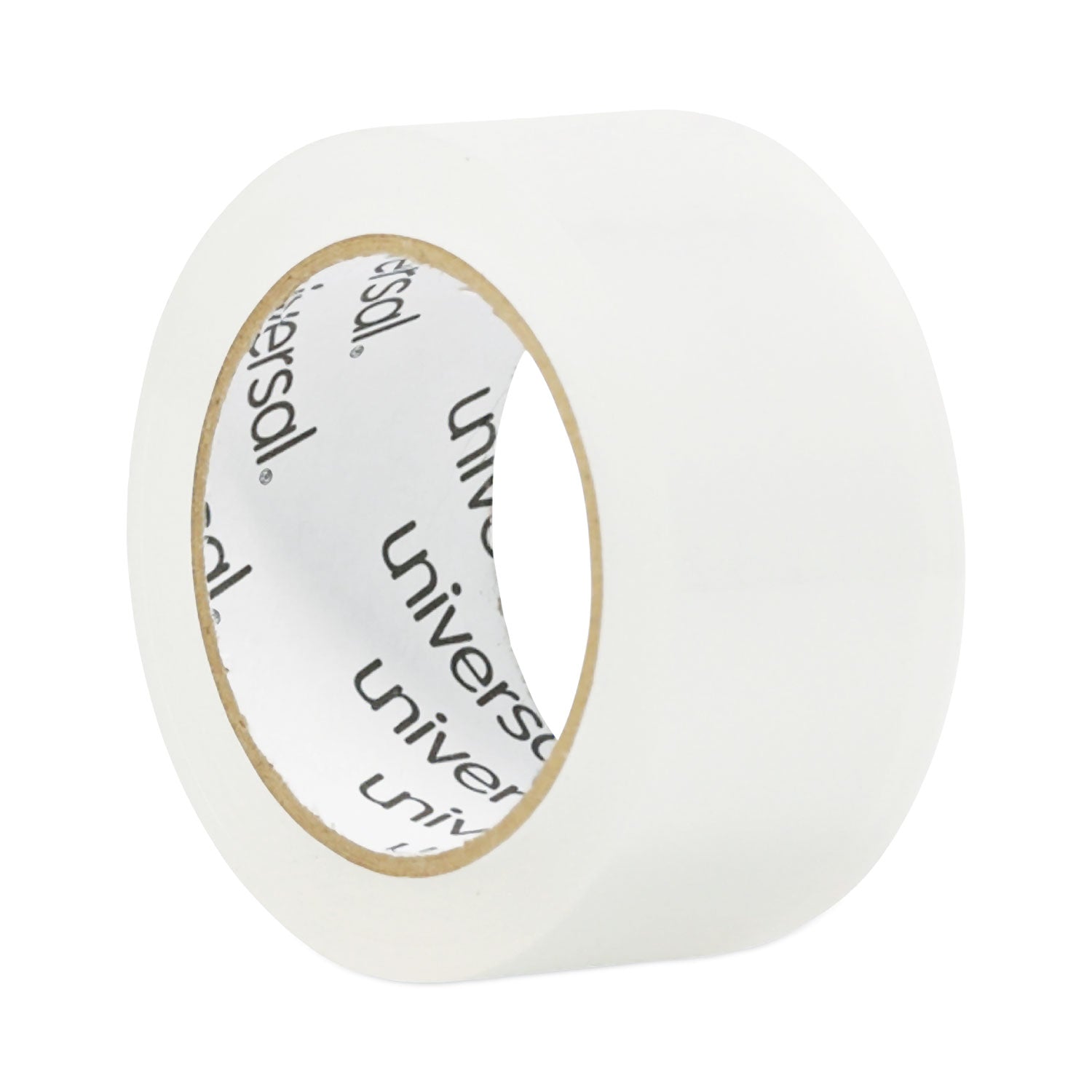 Universal Heavy-Duty Acrylic Box Sealing Tape with Dispenser, 3" Core, 1.88" x 54.6 yds, Clear, 2/Pack