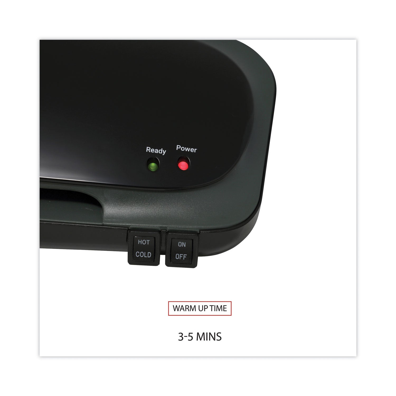 Universal Deluxe Desktop Laminator, Two Rollers, 9" Max Document Width, 5 mil Max Document Thickness