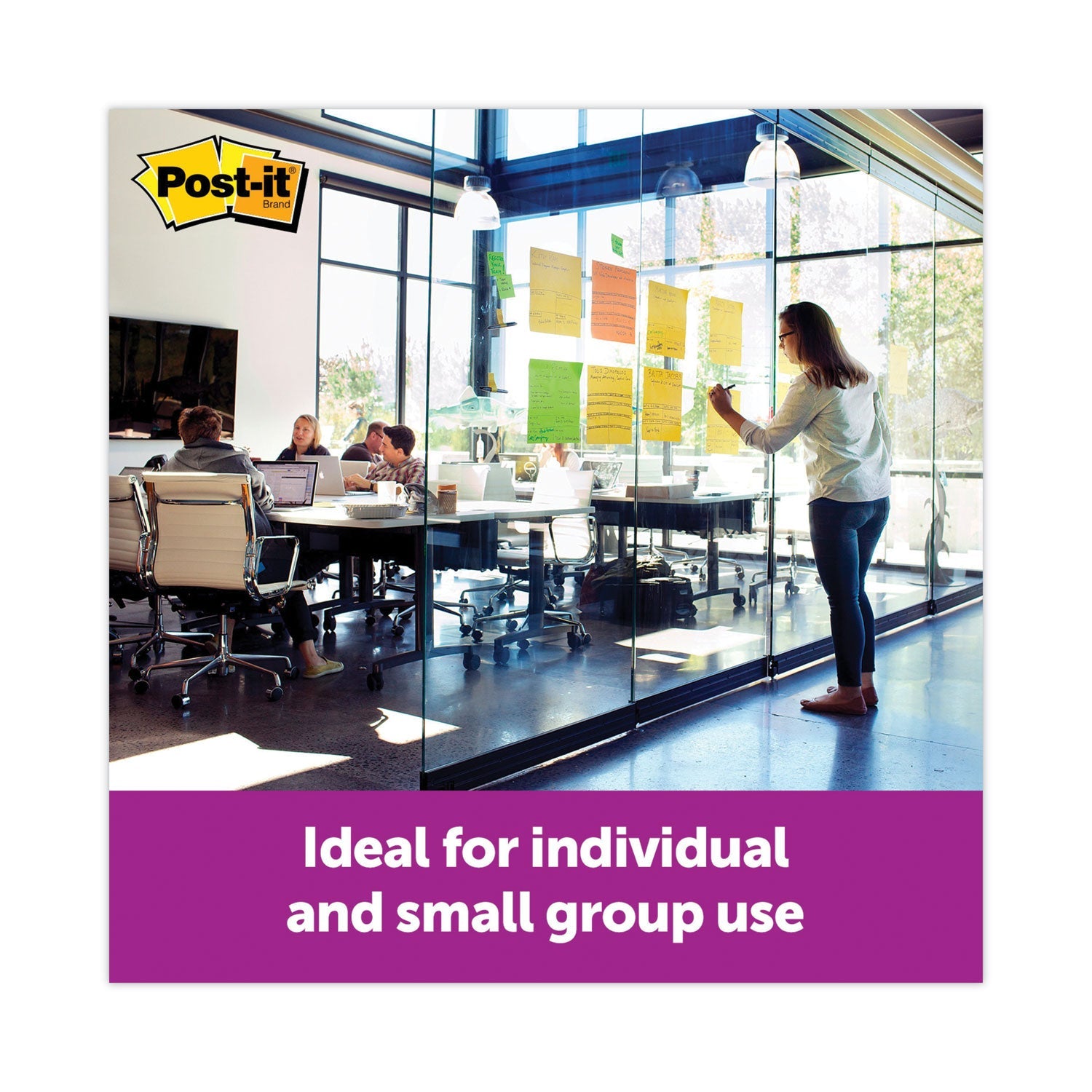 Post-it Big Notes, Unruled, 11 x 11, Green, 30 Sheets