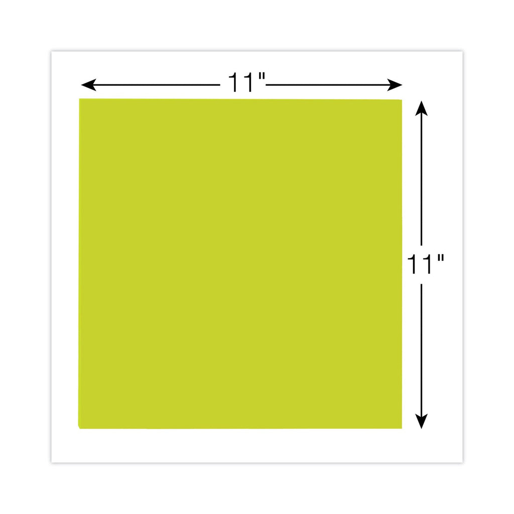Post-it Big Notes, Unruled, 11 x 11, Green, 30 Sheets