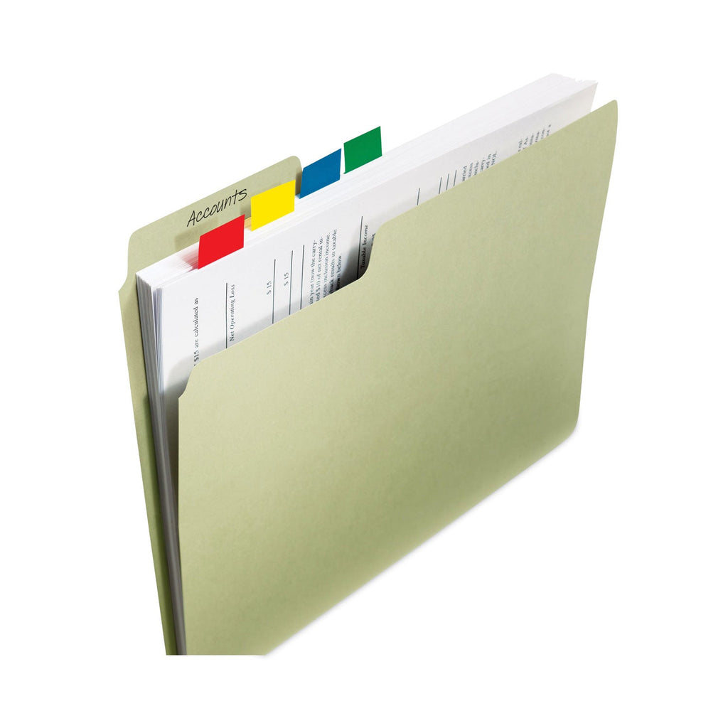 Post-it Standard Page Flags in Dispenser, White, 50 Flags/Dispenser, 2 Dispensers/Pack