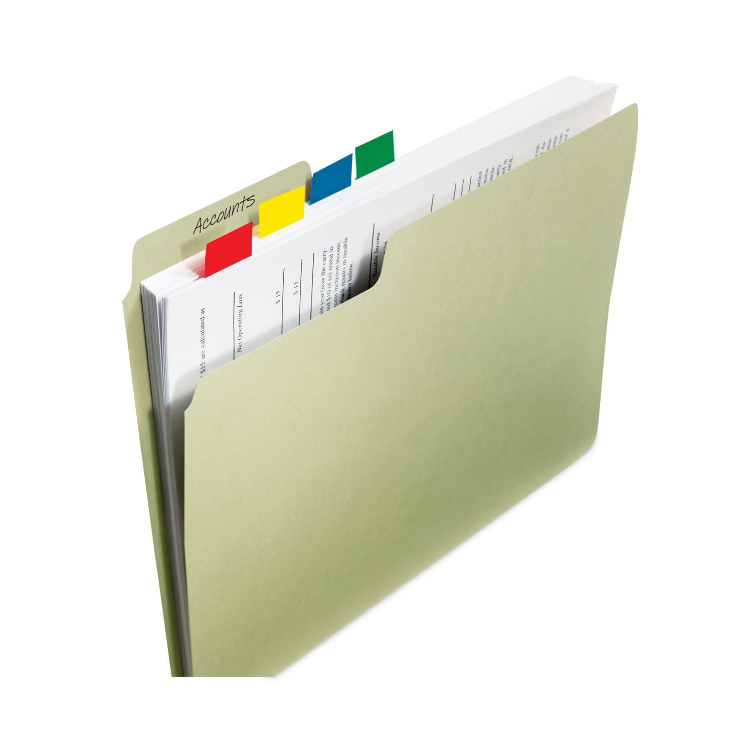 Post-it Standard Page Flags in Dispenser, White, 50 Flags/Dispenser, 2 Dispensers/Pack