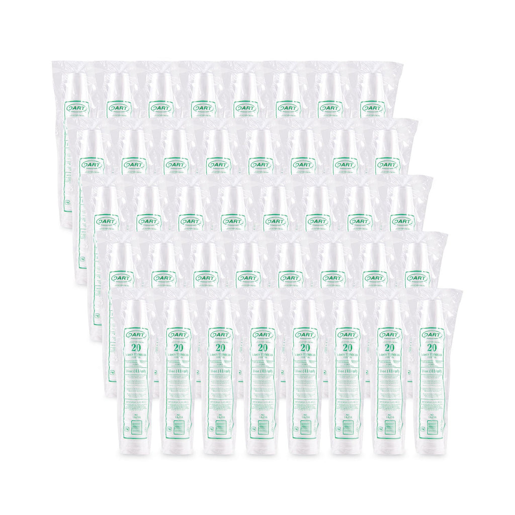 Dart Foam Drink Cups, 14 oz, White, 1,000/Carton